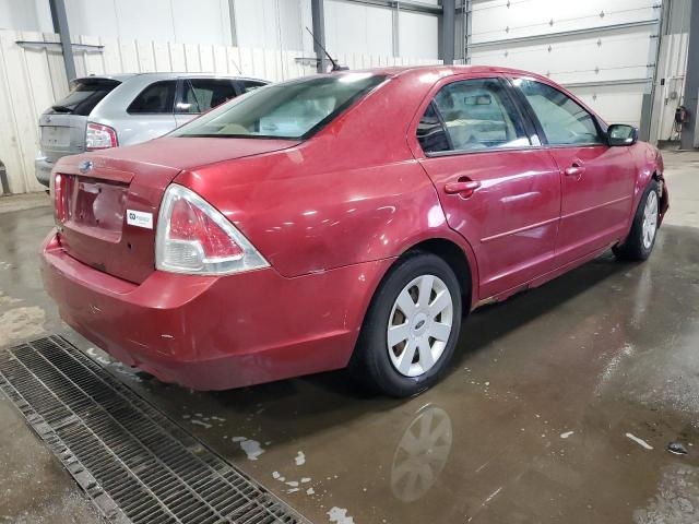 3FAHP06Z28R239426 - 2008 FORD FUSION S RED photo 3