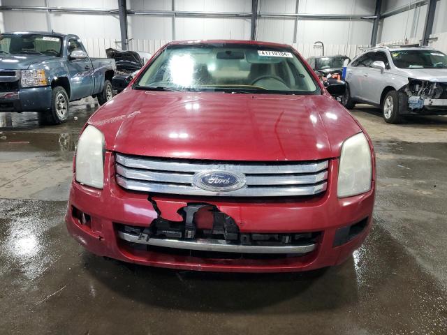 3FAHP06Z28R239426 - 2008 FORD FUSION S RED photo 5