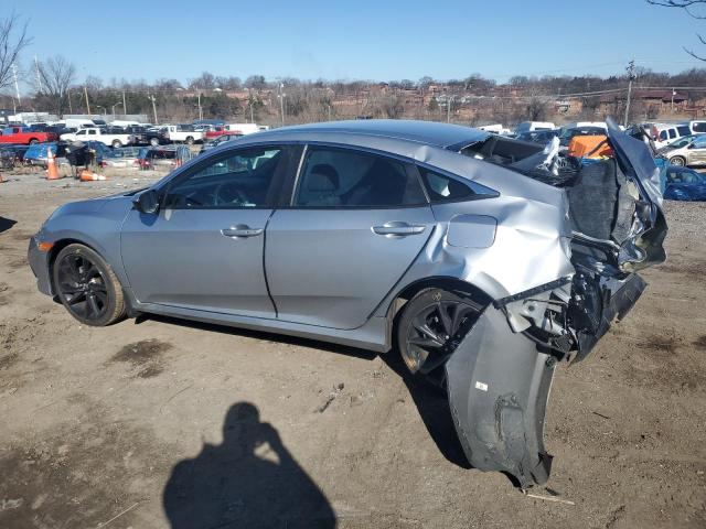 2HGFC2E87LH528499 - 2020 HONDA CIVIC SPORT SILVER photo 2