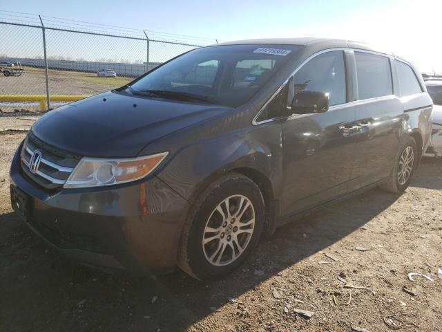 5FNRL5H64CB117199 - 2012 HONDA ODYSSEY EXL GRAY photo 1