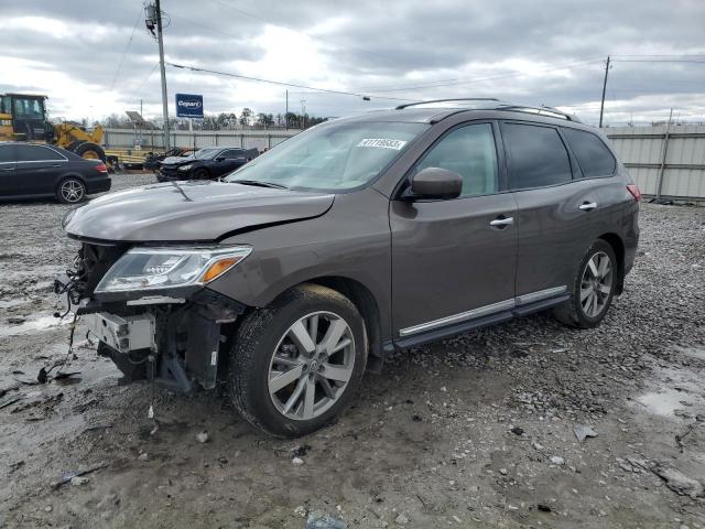 5N1AR2MN0FC602850 - 2015 NISSAN PATHFINDER S 灰色 照片 1