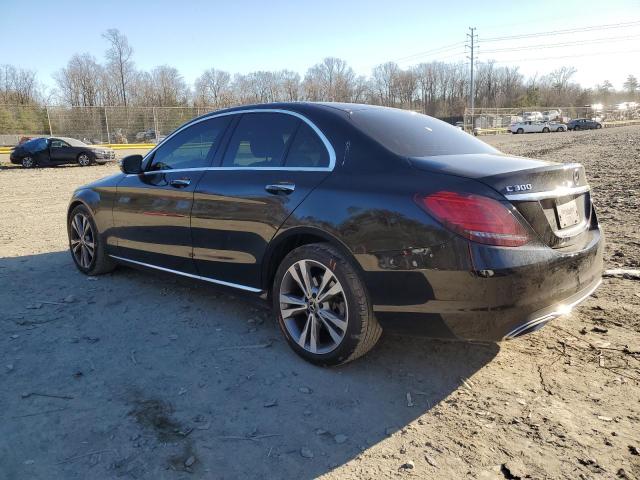 WDDWF8DB8LR545968 - 2020 MERCEDES-BENZ C 300 BLACK photo 2