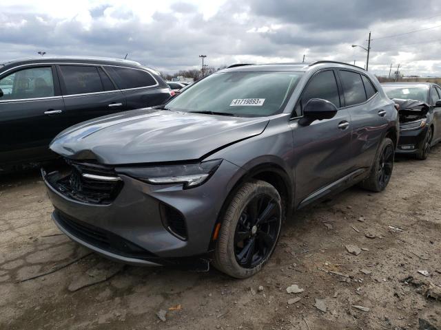 LRBFZPR41MD191715 - 2021 BUICK ENVISION ESSENCE ნაცრისფერი ფოტო 1