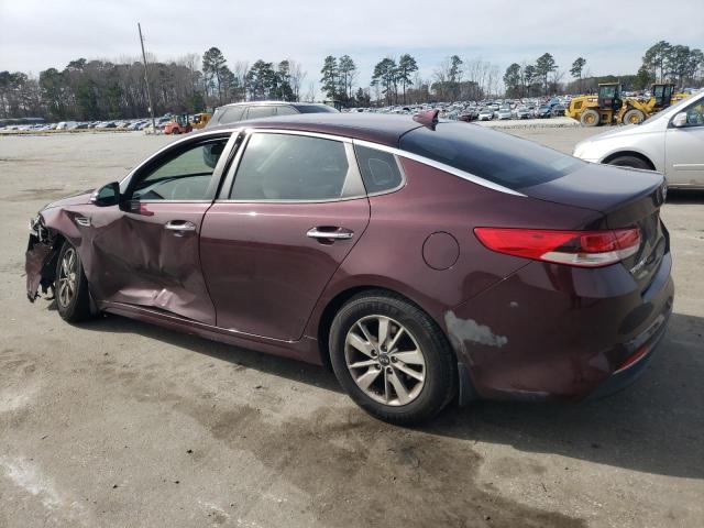 5XXGT4L35GG115415 - 2016 KIA OPTIMA LX PURPLE photo 2