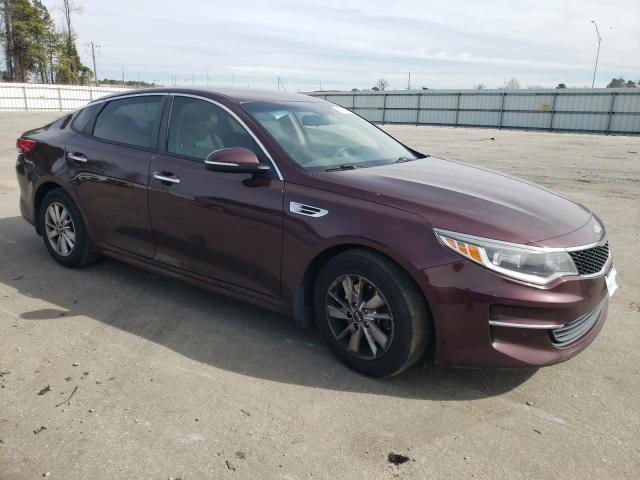 5XXGT4L35GG115415 - 2016 KIA OPTIMA LX PURPLE photo 4