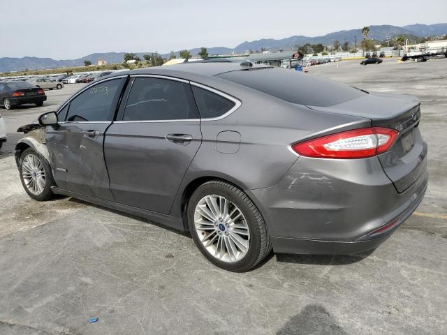 3FA6P0LU3DR291609 - 2013 FORD FUSION SE HYBRID GRAY photo 2