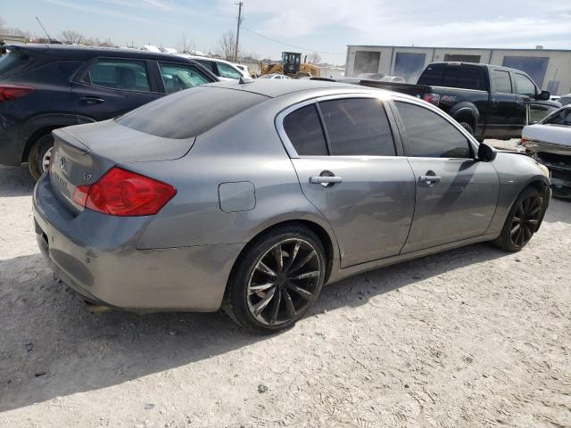 JN1CV6AP2AM403911 - 2010 INFINITI G37 BASE GRAY photo 3