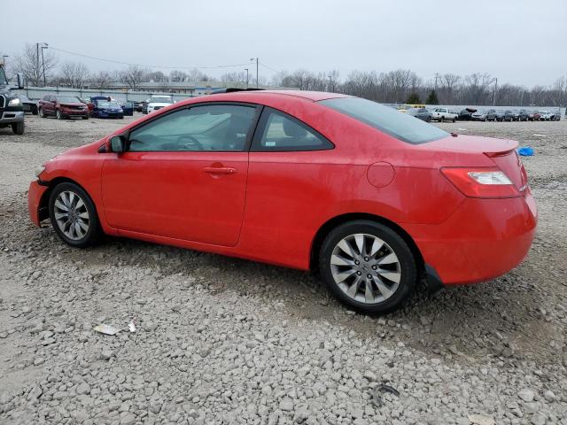 2HGFG12939H531503 - 2009 HONDA CIVIC EXL RED photo 2