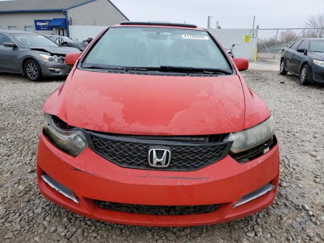 2HGFG12939H531503 - 2009 HONDA CIVIC EXL RED photo 5