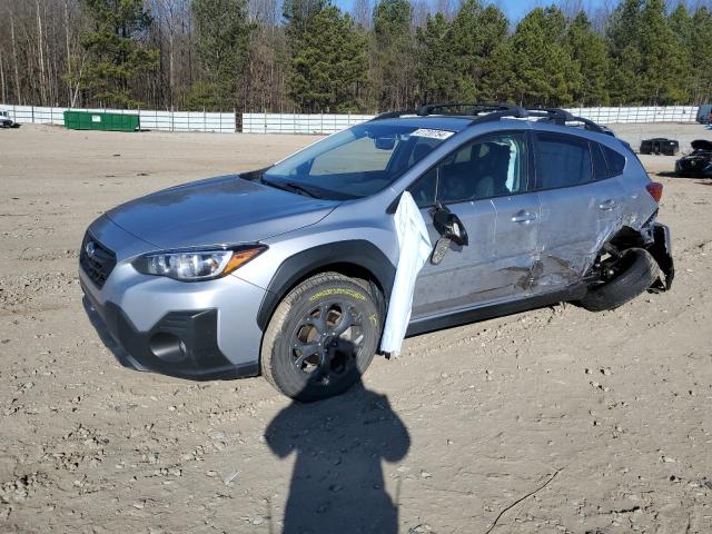 JF2GTHSC7NH211184 - 2022 SUBARU CROSSTREK SPORT SILVER photo 1