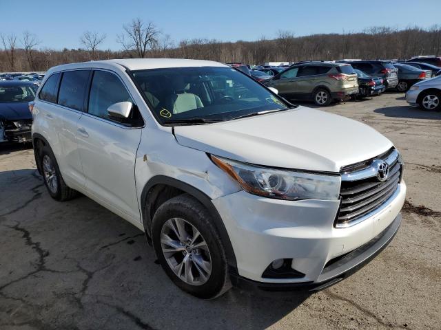 5TDBKRFH4GS251227 - 2016 TOYOTA HIGHLANDER LE WHITE photo 4