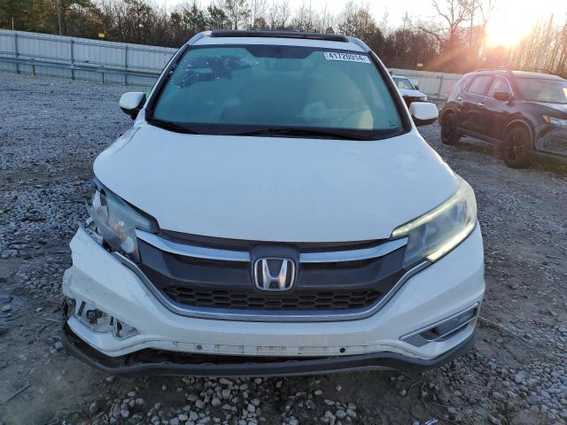 5J6RM3H7XFL013922 - 2015 HONDA CR-V EXL WHITE photo 5