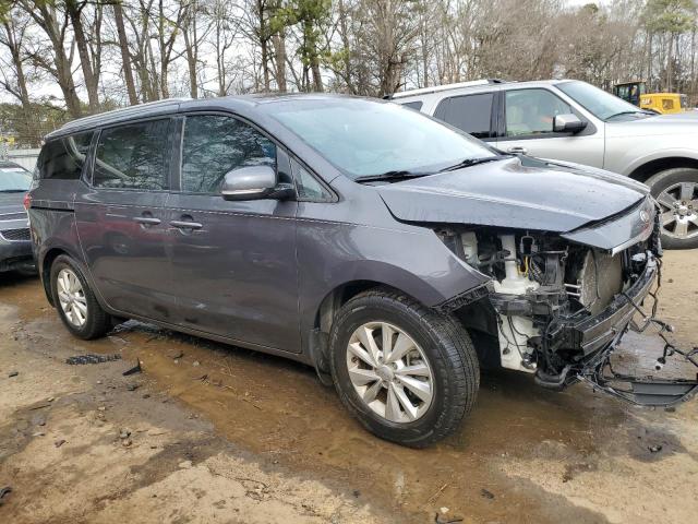 KNDMB5C12H6328106 - 2017 KIA SEDONA LX CHARCOAL photo 4