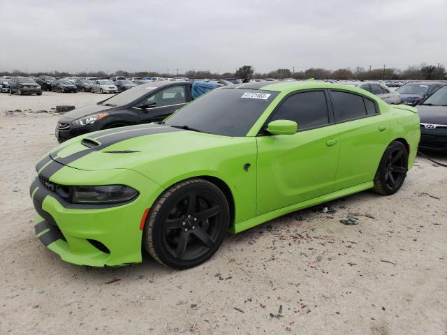 2C3CDXL92KH673735 - 2019 DODGE CHARGER SRT HELLCAT GREEN photo 1