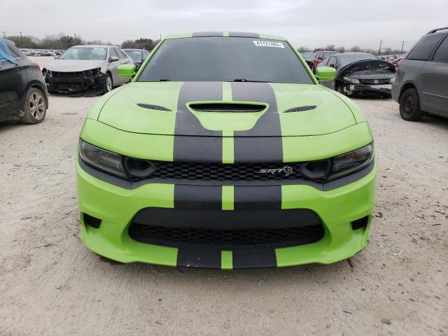 2C3CDXL92KH673735 - 2019 DODGE CHARGER SRT HELLCAT GREEN photo 5