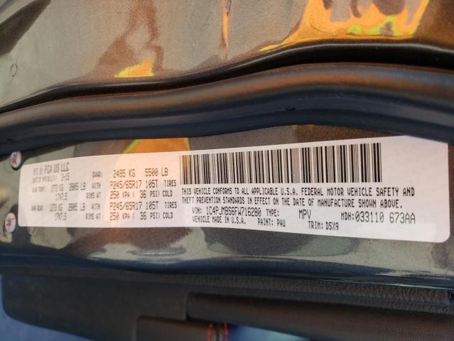 1C4PJMBS6FW716280 - 2015 JEEP CHEROKEE TRAILHAWK 灰色 照片 13