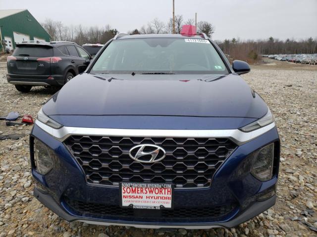 5NMS3CAD1LH166910 - 2020 HYUNDAI SANTA FE SEL BLUE photo 5