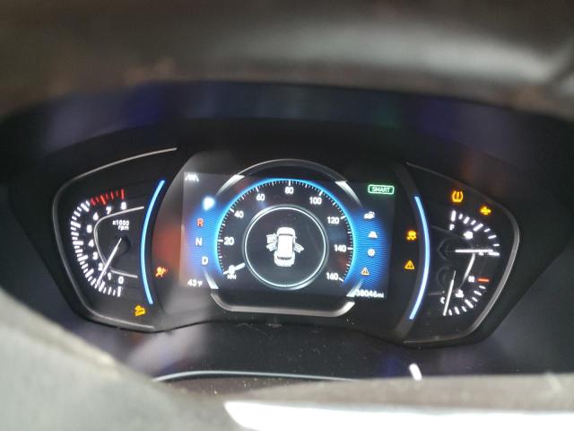 5NMS3CAD1LH166910 - 2020 HYUNDAI SANTA FE SEL Կապույտ լուսանկար 9