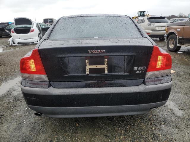 YV1RS58D222118347 - 2002 VOLVO S60 2.4T BLACK photo 6