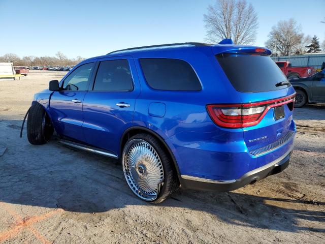 1C4SDHET4EC483674 - 2014 DODGE DURANGO CITADEL BLUE photo 2