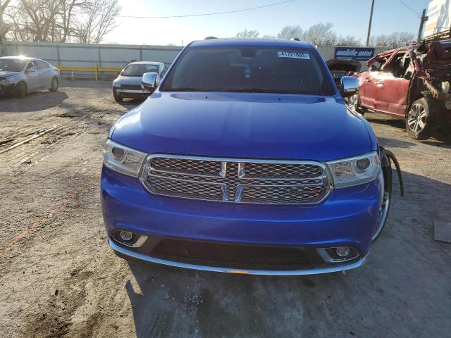 1C4SDHET4EC483674 - 2014 DODGE DURANGO CITADEL BLUE photo 5