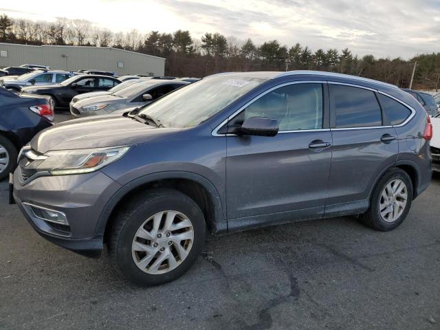 2HKRM4H7XFH606423 - 2015 HONDA CR-V EXL GRAY photo 1