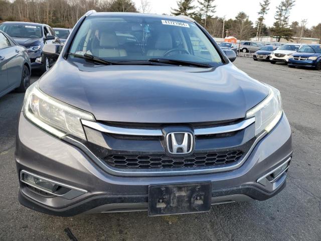 2HKRM4H7XFH606423 - 2015 HONDA CR-V EXL GRAY photo 5