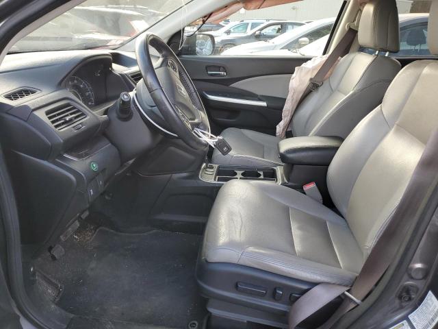 2HKRM4H7XFH606423 - 2015 HONDA CR-V EXL GRAY photo 7