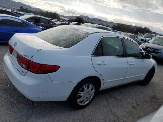 1HGCM56415A049297 - 2005 HONDA ACCORD LX WHITE photo 3