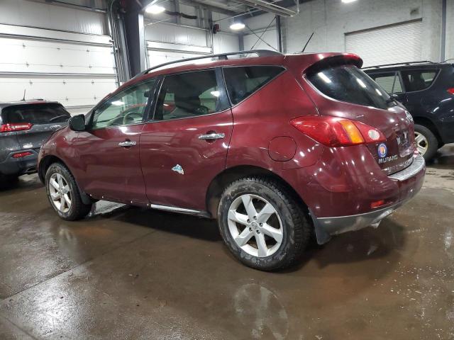 JN8AZ1MW9AW117870 - 2010 NISSAN MURANO S MAROON photo 2