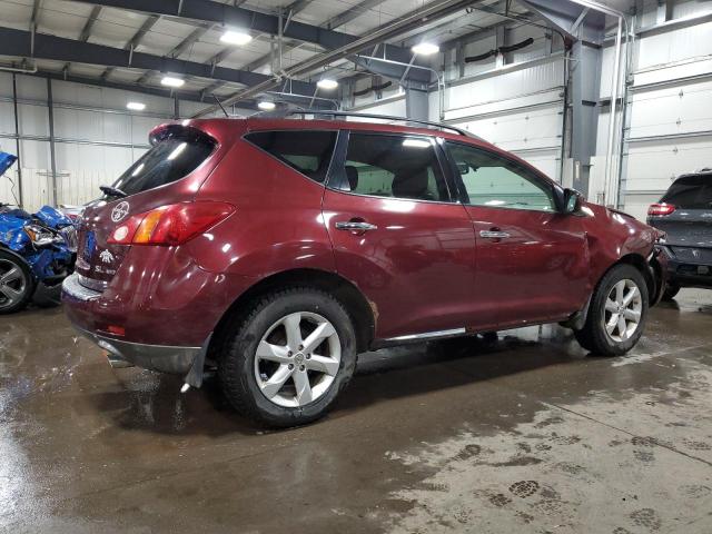 JN8AZ1MW9AW117870 - 2010 NISSAN MURANO S MAROON photo 3