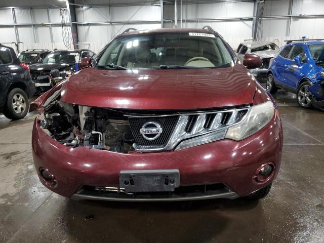 JN8AZ1MW9AW117870 - 2010 NISSAN MURANO S MAROON photo 5