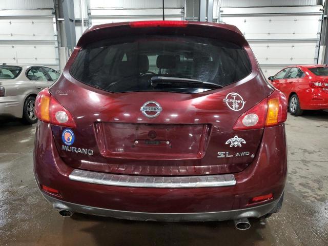 JN8AZ1MW9AW117870 - 2010 NISSAN MURANO S MAROON photo 6