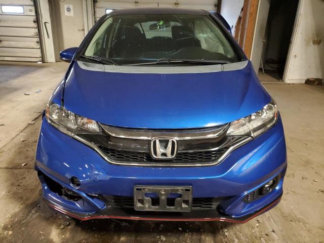 3HGGK5H63JM708306 - 2018 HONDA FIT SPORT BLUE photo 5