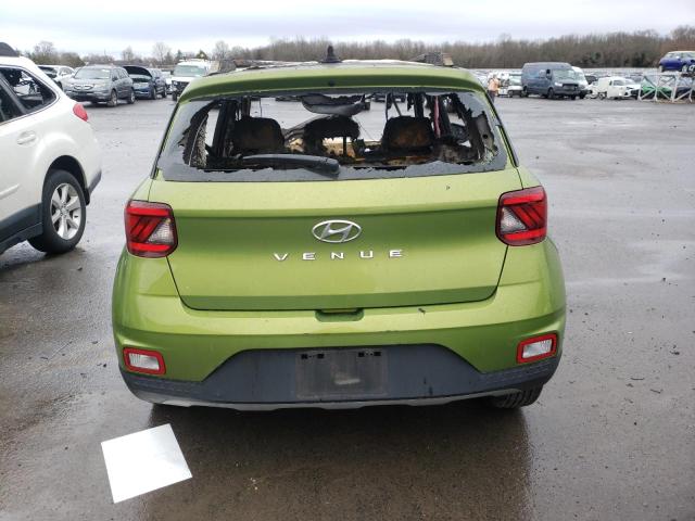 KMHRC8A35MU098247 - 2021 HYUNDAI VENUE SEL GREEN photo 6