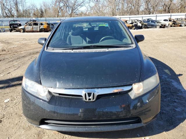 1HGFA16528L005504 - 2008 HONDA CIVIC LX BLACK photo 5