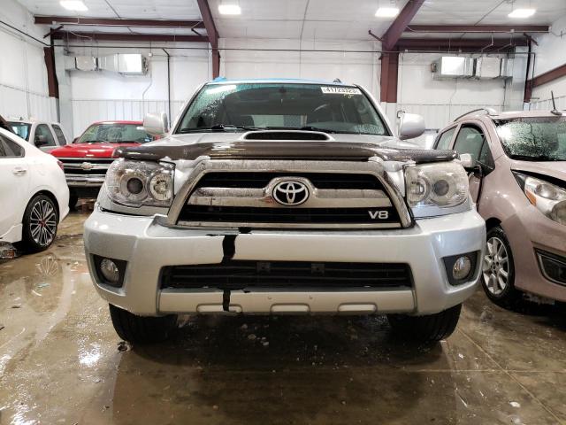 JTEBT14R580069286 - 2008 TOYOTA 4RUNNER SR5 SILVER photo 5