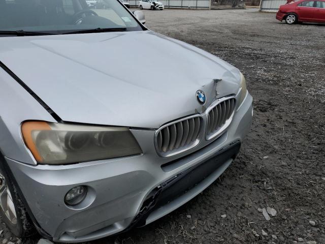 5UXWX7C59BL732892 - 2011 BMW X3 XDRIVE35I SILVER photo 5