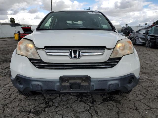 JHLRE48737C045737 - 2007 HONDA CR-V EXL WHITE photo 5