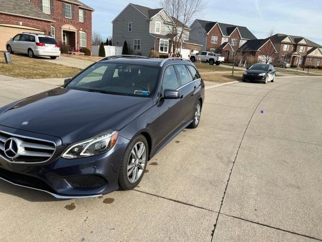 WDDHH8JBXEA929260 - 2014 MERCEDES-BENZ E 350 4MATIC WAGON BLUE photo 2