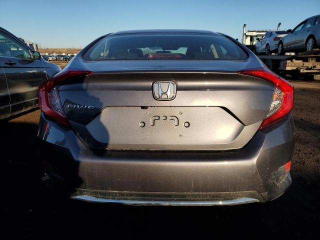 2HGFC2E54KH025422 - 2019 HONDA CIVIC LX GRAY photo 6