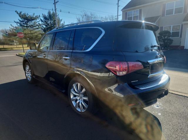 JN8AZ2NC5E9352152 - 2014 INFINITI QX80 BLACK photo 3