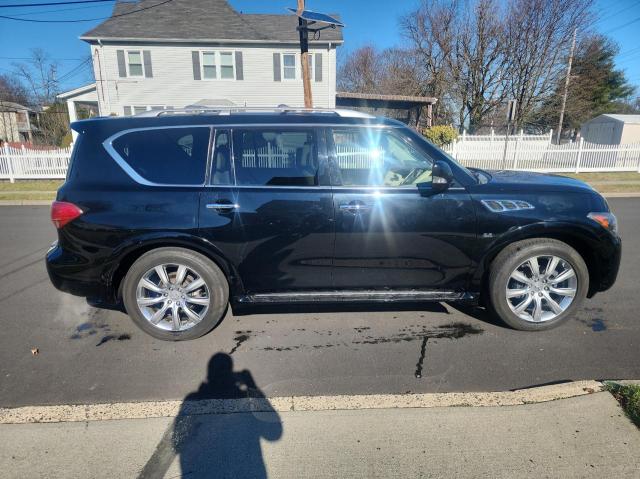 JN8AZ2NC5E9352152 - 2014 INFINITI QX80 BLACK photo 4