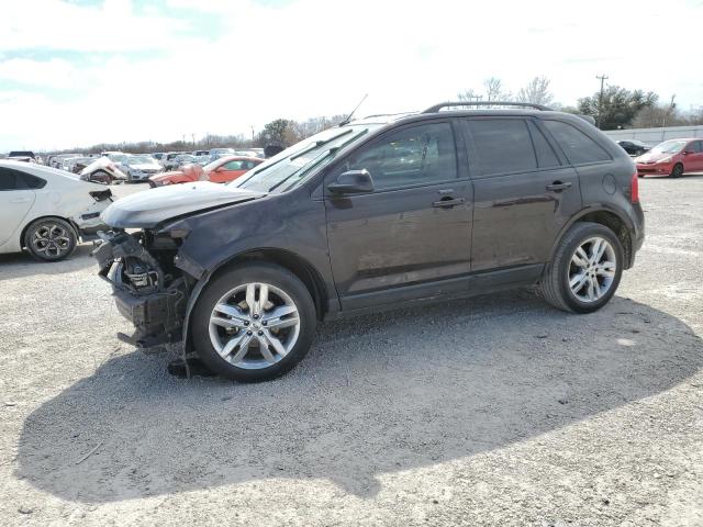 2FMDK3JC2EBA17146 - 2014 FORD EDGE SEL BROWN photo 1