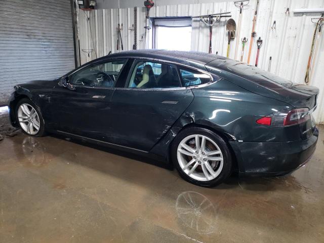 5YJSA1H11EFP34244 - 2014 TESLA MODEL S Մոխրագույն լուսանկար 2