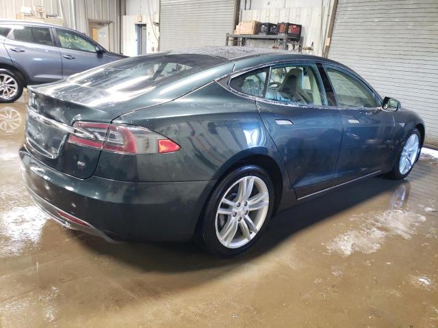 5YJSA1H11EFP34244 - 2014 TESLA MODEL S Մոխրագույն լուսանկար 3