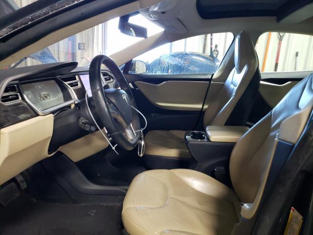 5YJSA1H11EFP34244 - 2014 TESLA MODEL S Մոխրագույն լուսանկար 7