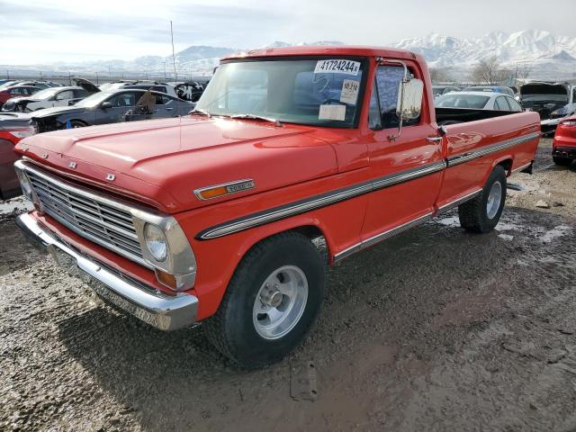 F10YRD16026 - 1968 FORD F-100 RED photo 1
