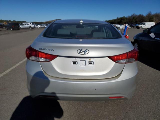 KMHDH4AE6DU585222 - 2013 HYUNDAI ELANTRA GLS SILVER photo 6