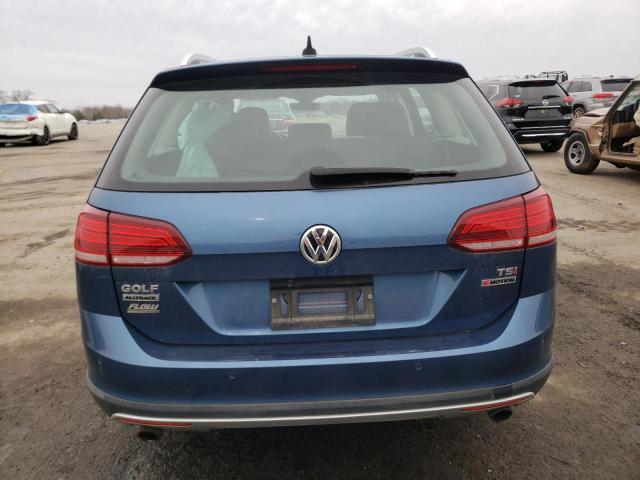 3VWH17AU7JM767253 - 2018 VOLKSWAGEN GOLF ALLTR S BLUE photo 6